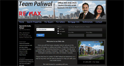 Desktop Screenshot of mississaugarealestateagents.com