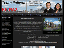 Tablet Screenshot of mississaugarealestateagents.com